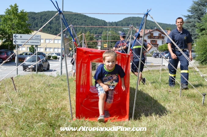 Percorso per i bambini - Caserma aperta VVF Baselga di Piné 