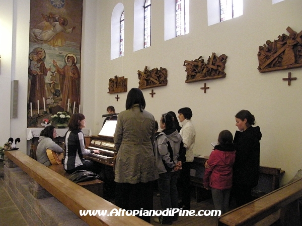 Il coro che ha animato la celebrazione religiosa