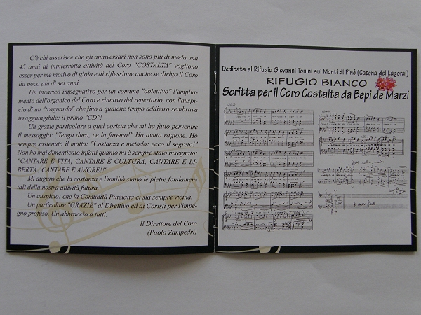 CD Coro Costalta - Rifugio Bianco