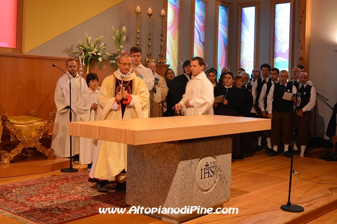 Benedizione dell'altare - Concordia sulla Secchia 24 novembre 2013
