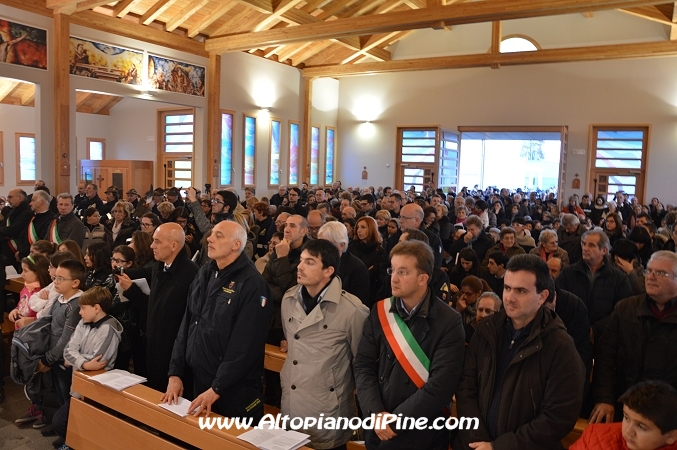 Le autoritá trentine presenti all'inaugurazione chiesa - Concordia sulla Secchia 24 novembre 2013
