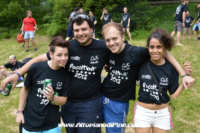 Facoltiadi 2013 a Baselga di Piné - Lago delle Piazze - alcuni studenti di Ingegneria