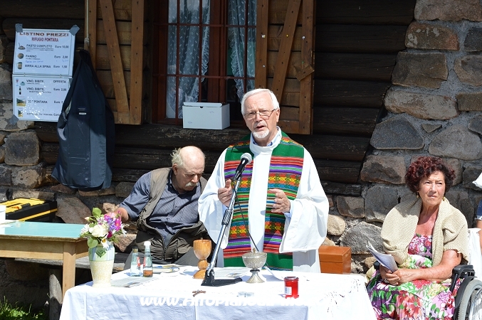 Don Giorgio Garbari - Rifugio Pontara - festa delle famiglie - agosto 2013