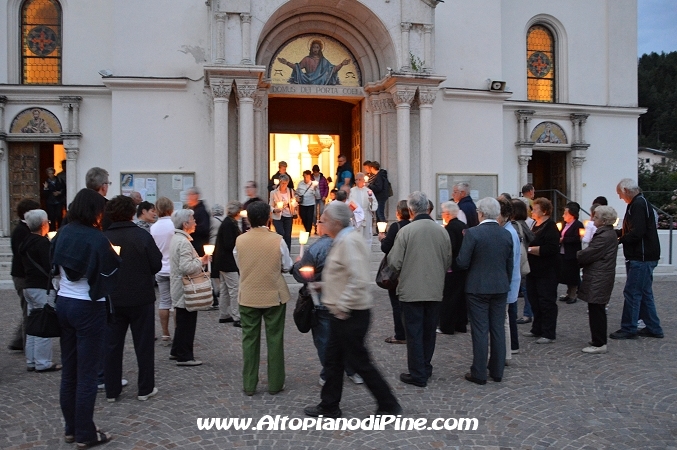 Momenti della fiaccolata