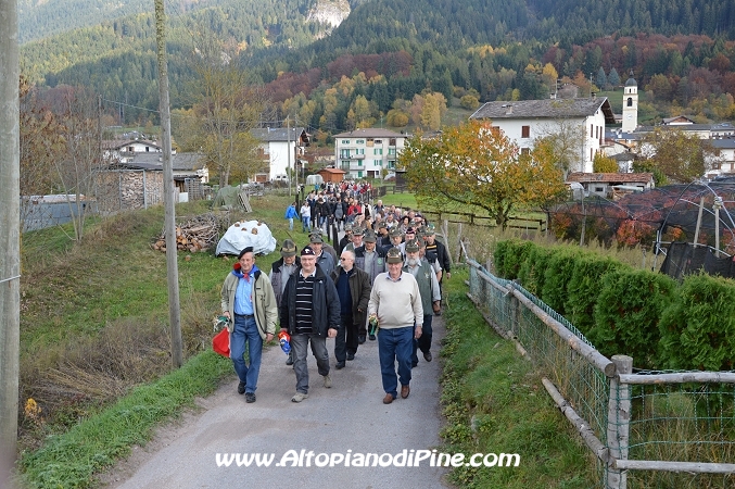 Corteo verso la croce