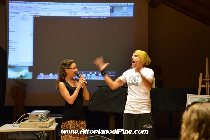 Diversamente Sportivi - serata di testimonianza e spettacolo - rapper Eugenio Scarlato e interprete della lingua dei segni