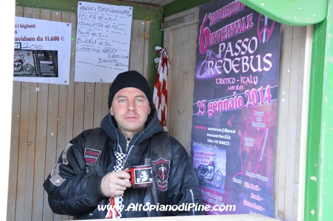 6 motoraduno invernale Warriors Trento - Passo del Redebus 