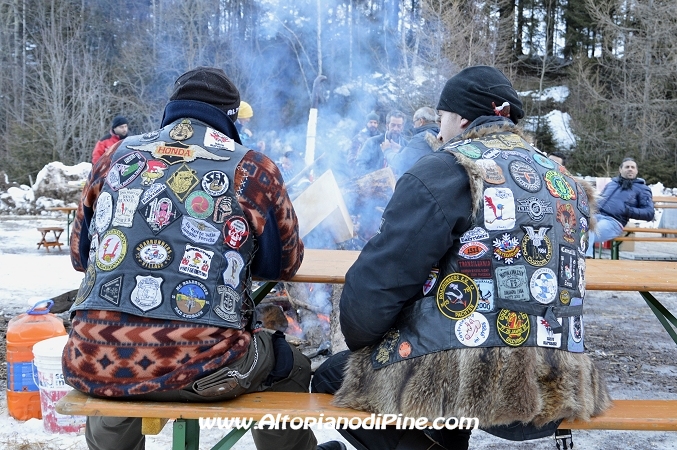 6 motoraduno invernale Warriors Trento - Passo del Redebus 