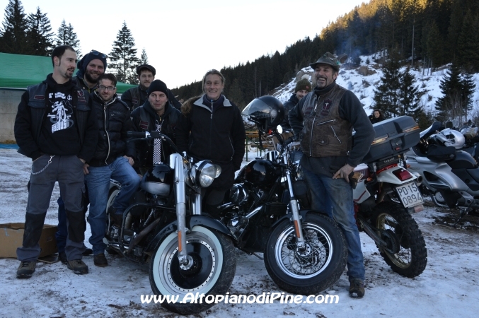 6 motoraduno invernale Warriors Trento - Passo del Redebus 