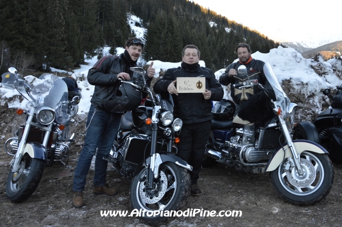 6 motoraduno invernale Warriors Trento - Passo del Redebus 