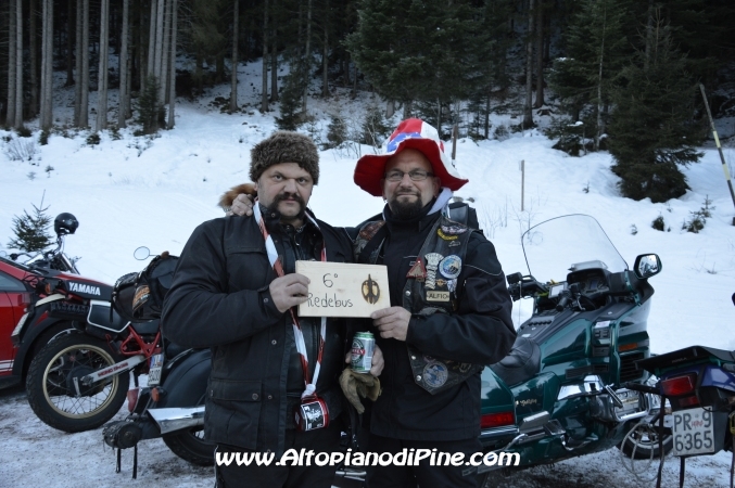 6 motoraduno invernale Warriors Trento - Passo del Redebus 