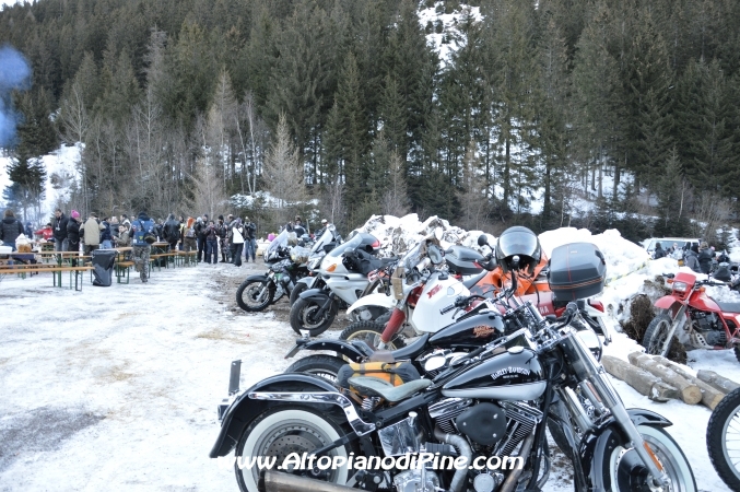 6 motoraduno invernale Warriors Trento - Passo del Redebus 