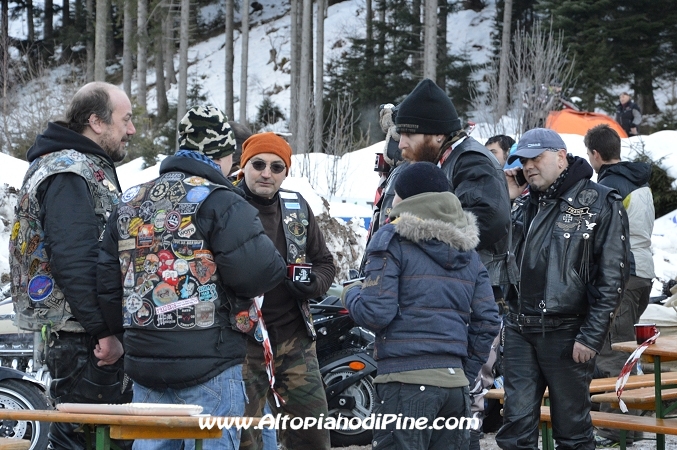6 motoraduno invernale Warriors Trento - Passo del Redebus 