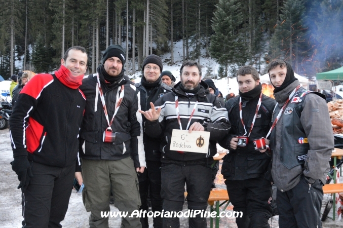 6 motoraduno invernale Warriors Trento - Passo del Redebus 