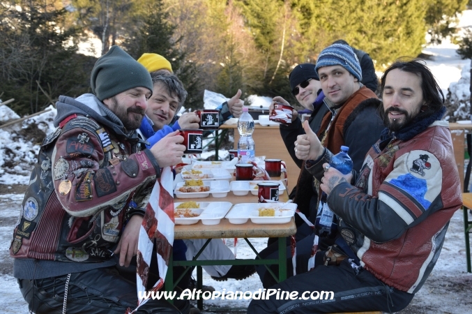 6 motoraduno invernale Warriors Trento - Passo del Redebus 