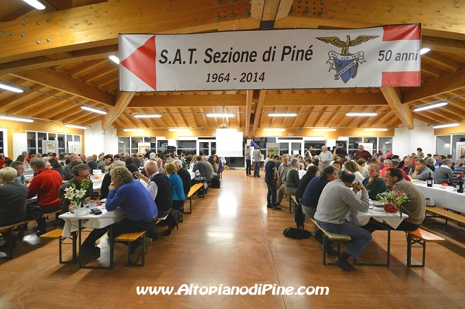 Cena Sociale 50 S.A.T. Piné 2014