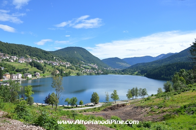 Vista sul Lago della Serraia dal percorso di gara - Coppa Italia delle Regioni 2014