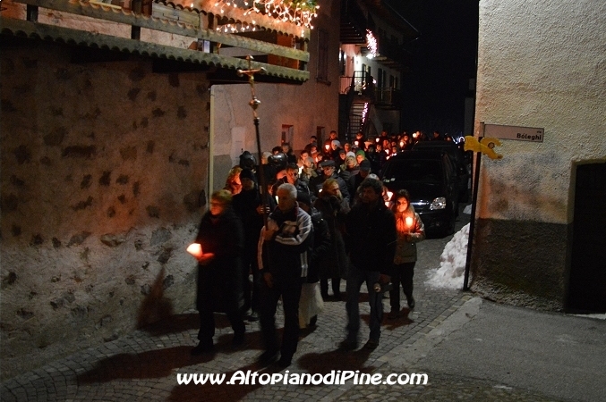 Rosario e fiaccolata di Capodanno 2014