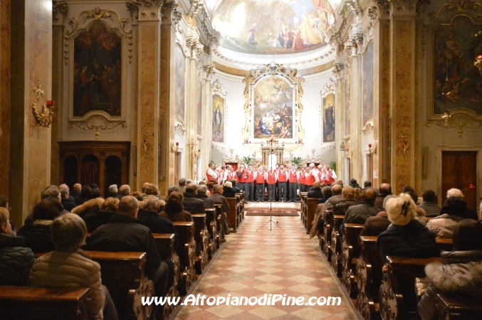 Concerto Immacolata 2014 nel Santuario Madonna di Piné a  Montagnaga - Coro Costalta