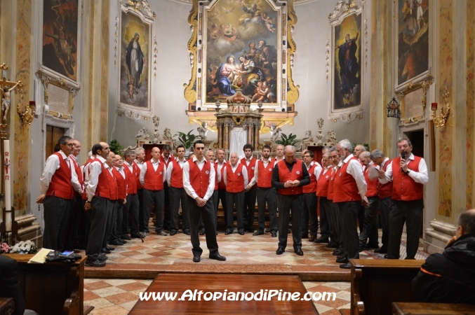 Concerto Immacolata 2014 nel Santuario Madonna di Piné a  Montagnaga - Coro Costalta