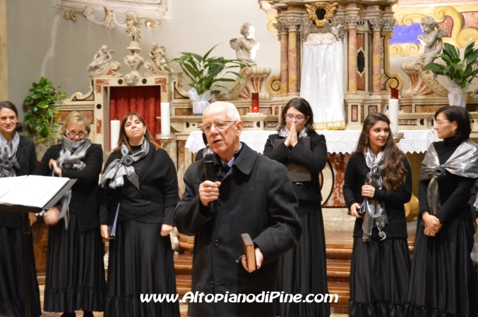 Concerto Immacolata 2014 nel Santuario Madonna di Piné a  Montagnaga - don Carlo Moser