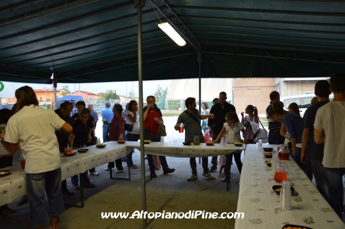 Quinto Vicentino - cena Pellegrinaggio Monte Berico Pin 2014