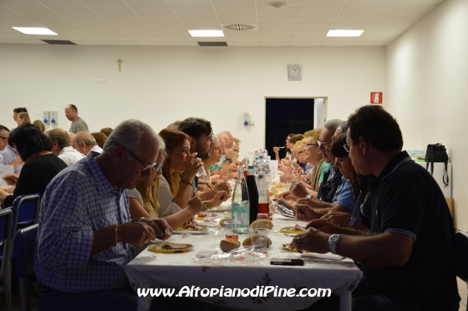 Quinto Vicentino - cena Pellegrinaggio Monte Berico Pin 2014
