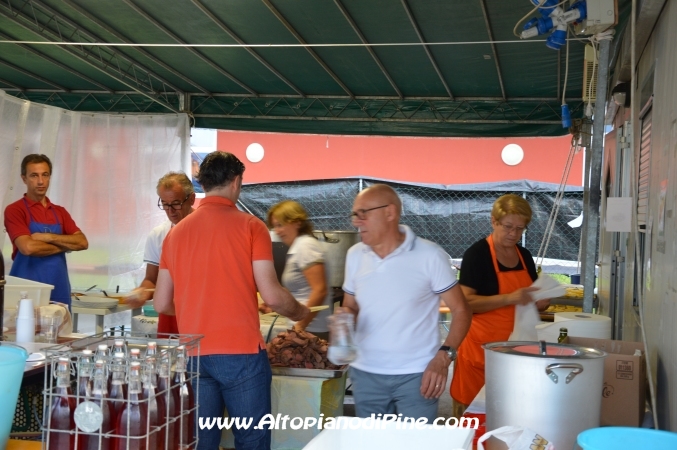 Quinto Vicentino - cena Pellegrinaggio Monte Berico Pin 2014