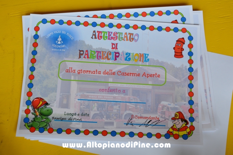 Caserme aperte VVF Baselga di Piné 