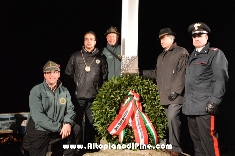 Fiaccolata in onore dei Caduti di tutte le guerre  2015 - Bedollo