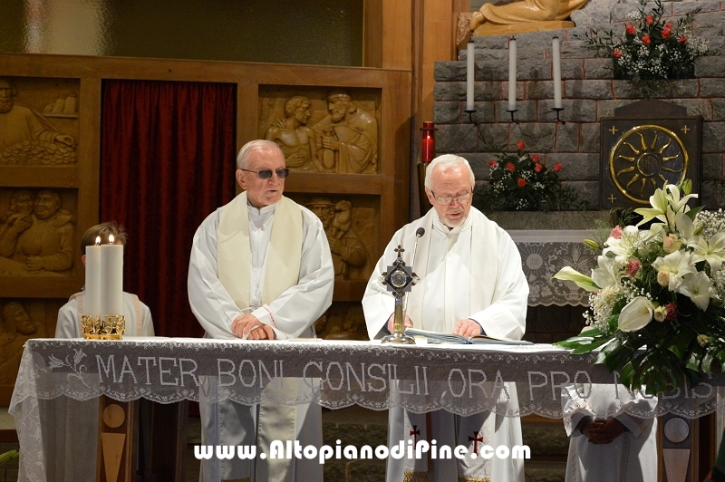 Ritorno nella chiesa parrochiale di Brusago