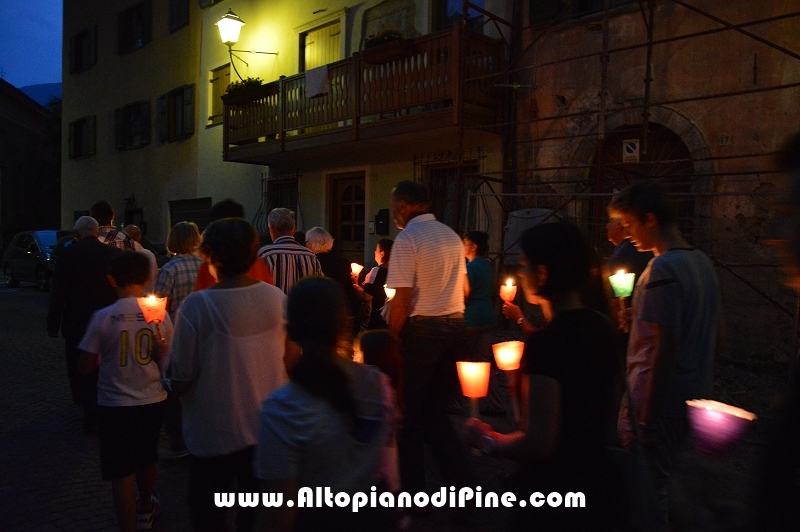 Momenti della fiaccolata