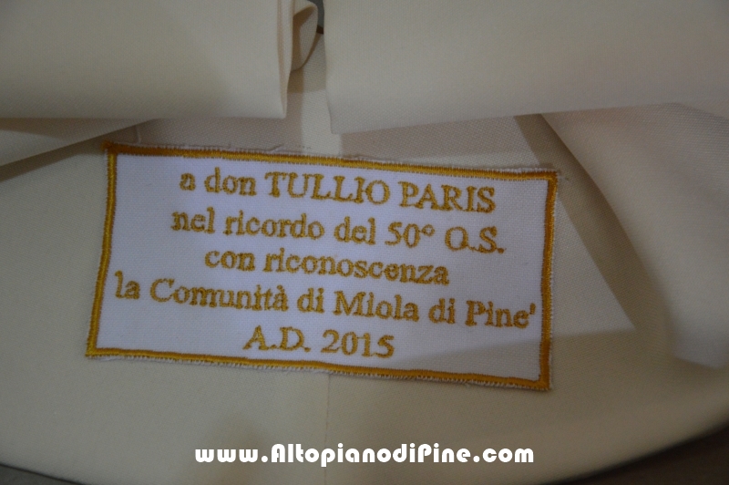 Anniversari di ordinazione sacerdotale - parrocchia di Miola