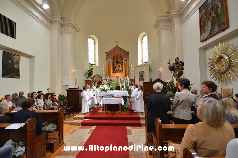 Festa per l'anniversardio di ordinazione sacerdotale domenica mattina -San Rocco 2015 a Miola 