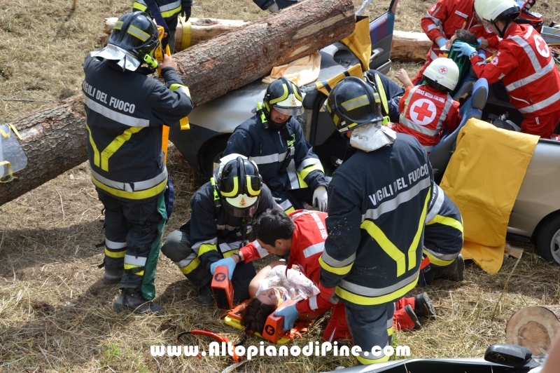 Caserme aperte VVF Baselga di Piné - riparte l'elicottero