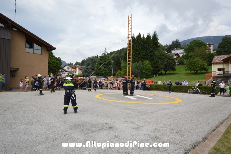 Caserme aperte VVF Baselga di Piné - riparte l'elicottero