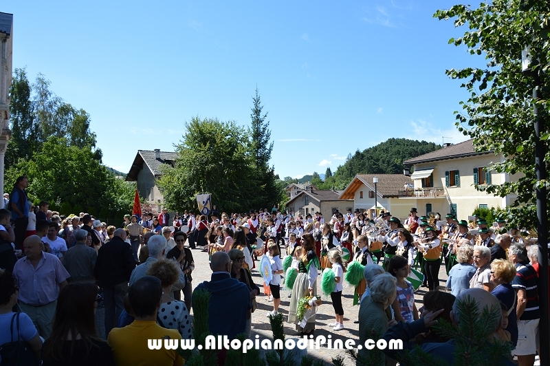 Gang Band Festival Piné 2016 - sfilata di domenica 7 agosto