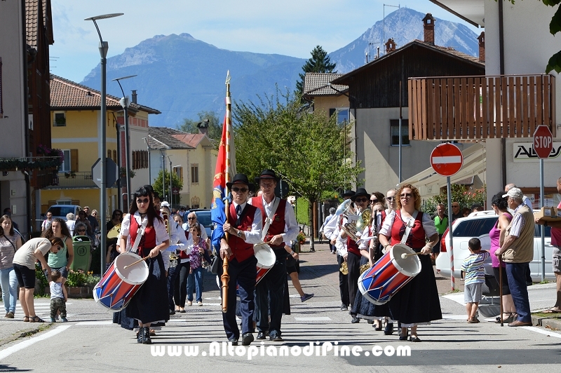 Gang Band Festival Piné 2016 - sfilata di domenica 7 agosto