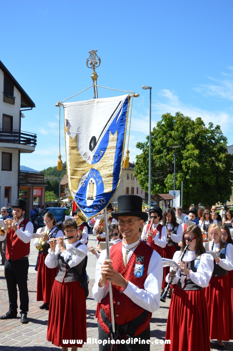 Gang Band Festival Piné 2016 - sfilata di domenica 7 agosto