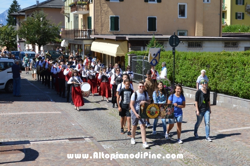 Gang Band Festival Piné 2016 - sfilata di domenica 7 agosto