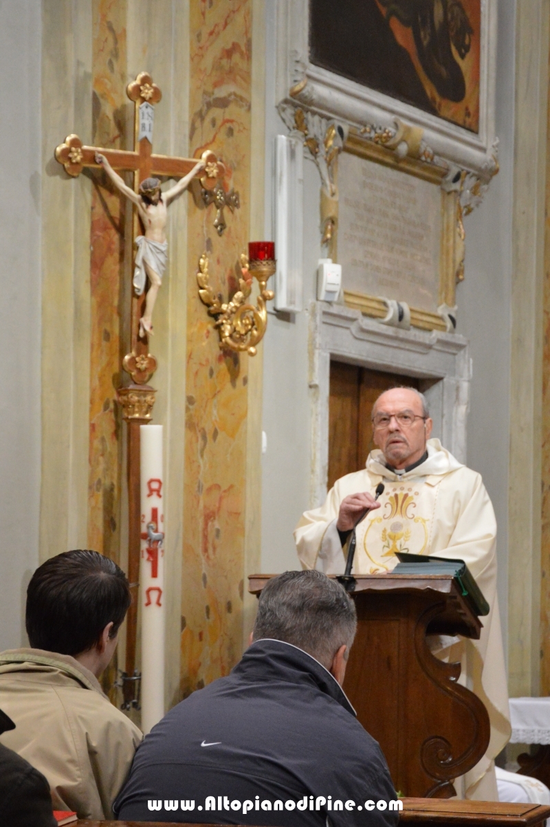 L'arrivo del nuovo rettore del Santuario di Montagnaga don Piero Rattin 