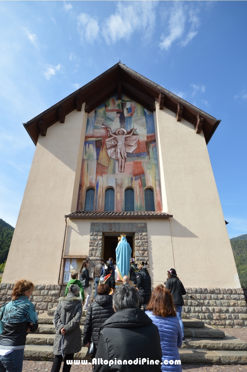 Processione Madonna del Buon Consiglio a Brusago