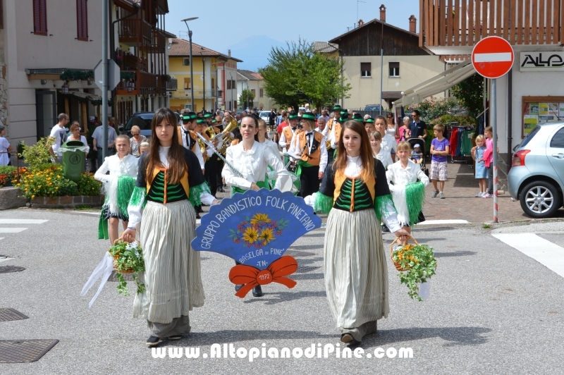 Gang Band Festival Piné 2017 - sfilata di domenica 9 luglio