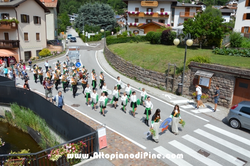 Gang Band Festival Piné 2017 - sfilata di domenica 9 luglio