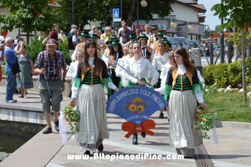 Gang Band Festival Piné 2017 - sfilata di domenica 9 luglio