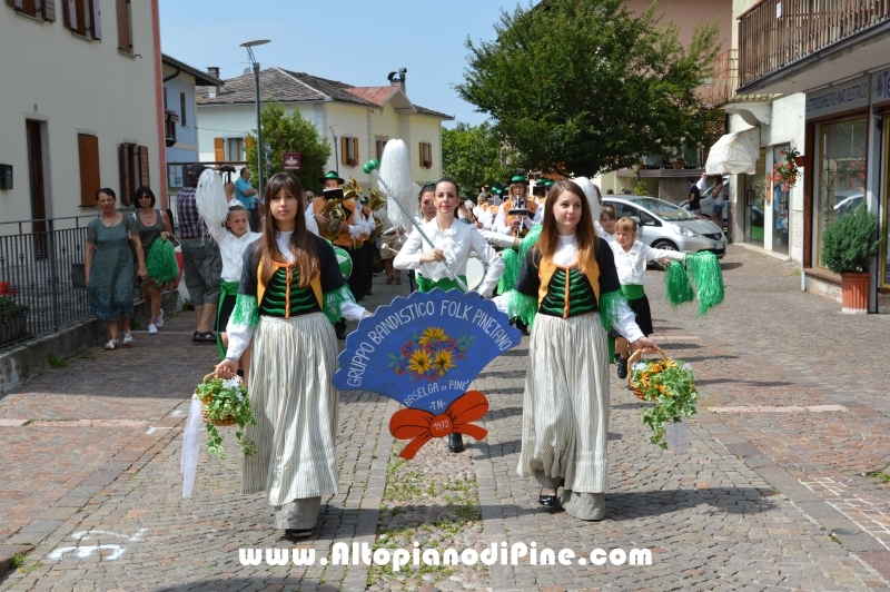 Gang Band Festival Piné 2017 - sfilata di domenica 9 luglio