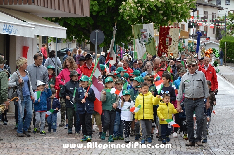 91 Adunata Alpini 2018 - sfilata a Baselga di Pine'
