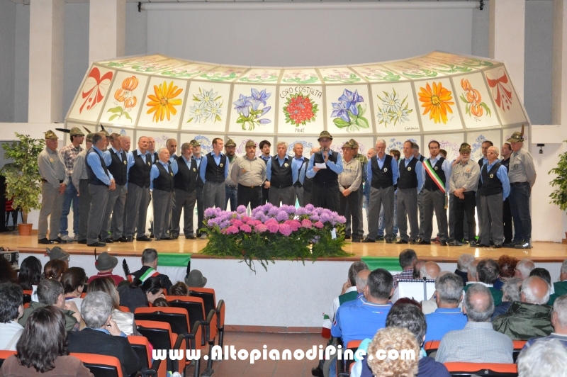 91 Adunata Alpini 2018 - esibizione cori a Baselga di Pine'