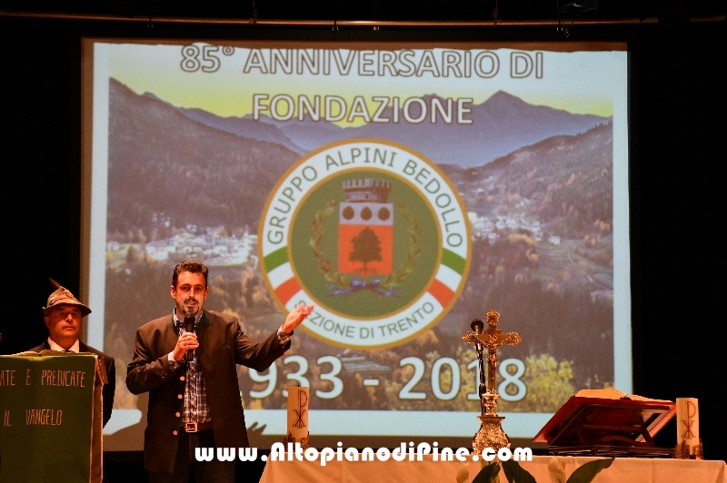 Consigliere Provinciale Graziano Lozzer - 85 Alpini Bedollo