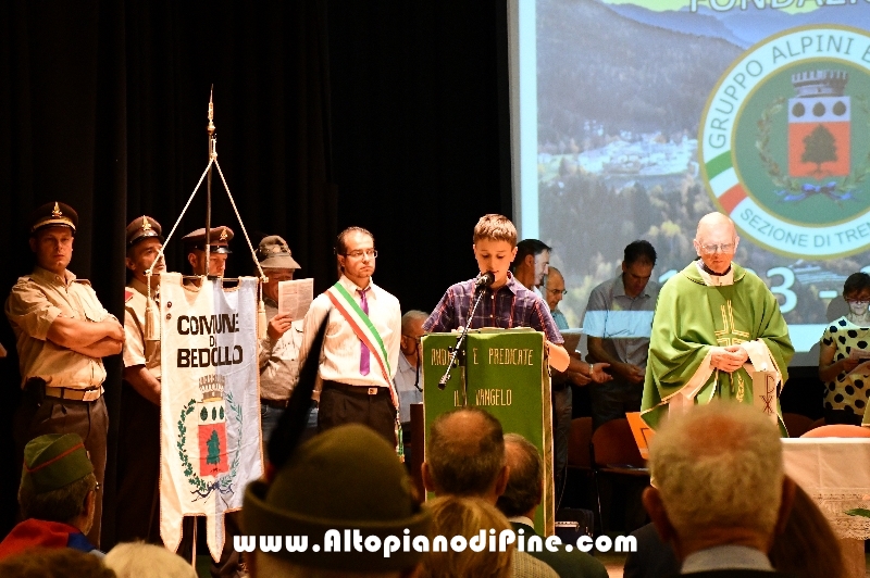 S. Messa per 85 fondazione Gruppo Alpini Bedollo 